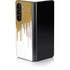 Paint Splatter Gold Galaxy Z Fold5 5G Skin